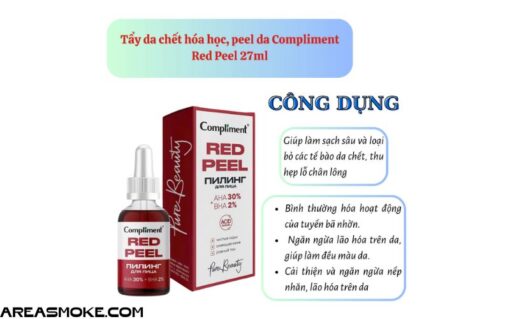 Tẩy da chết hóa học Compliment Red Peel 27ml