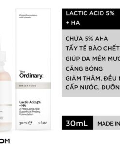 Tẩy da chết hóa học The Ordinary Lactic Acid + HA