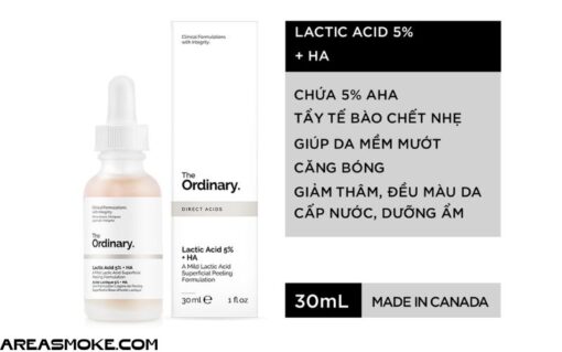 Tẩy da chết hóa học The Ordinary Lactic Acid + HA